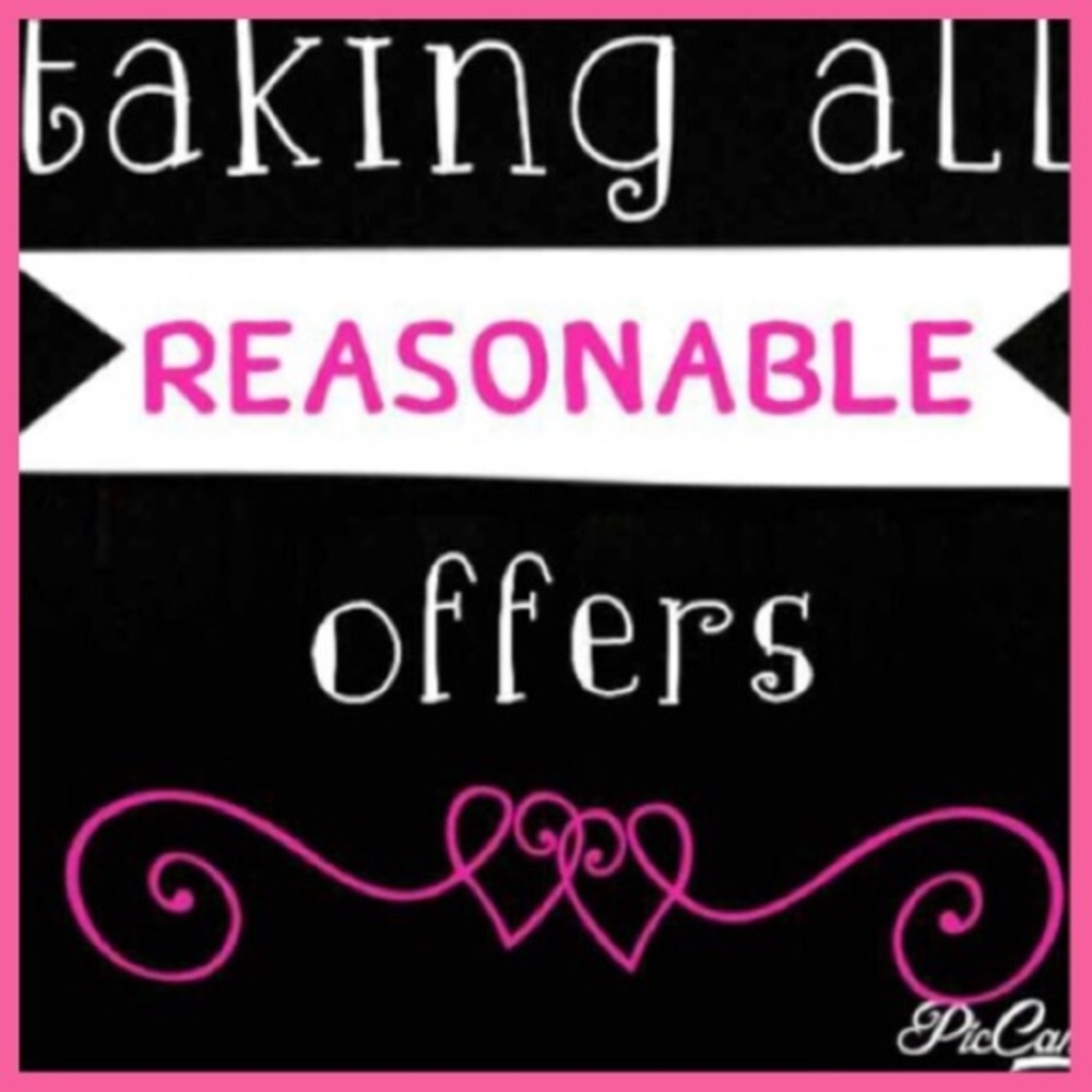 Taking all reasonable offers#no trading
